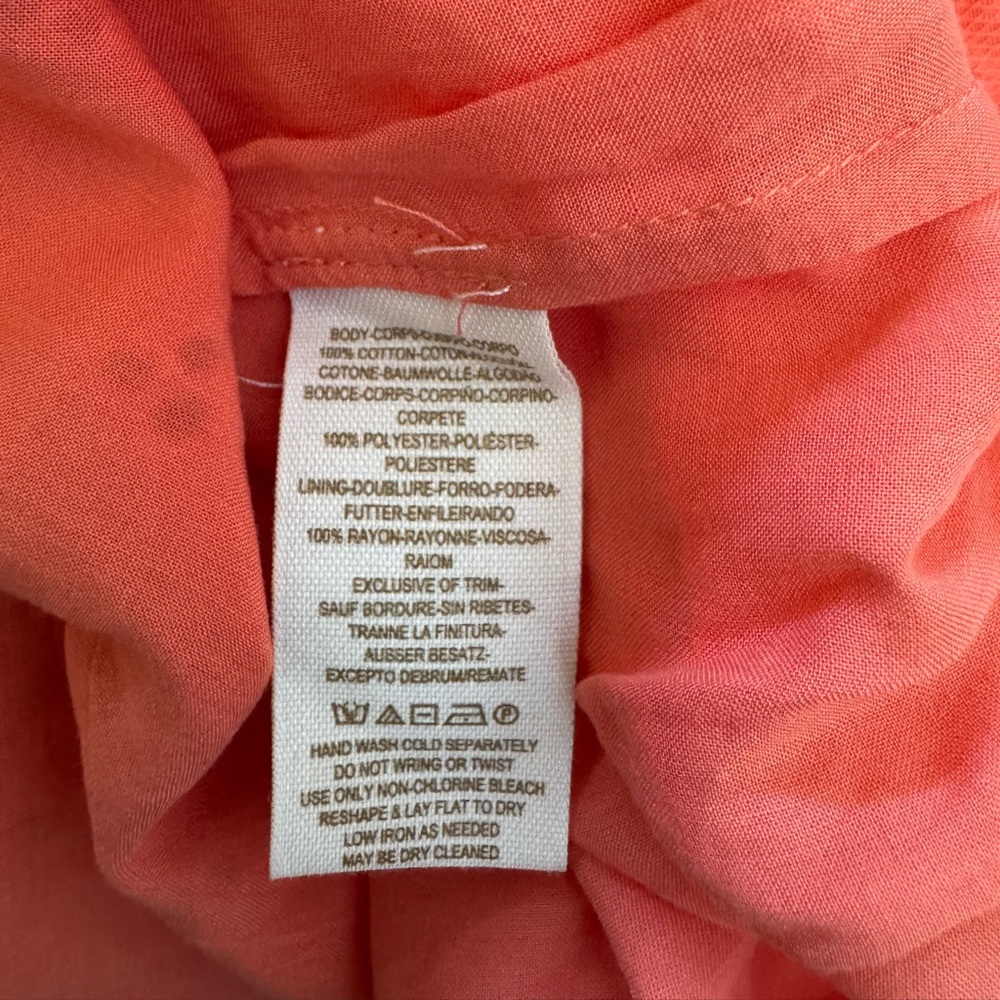 Free People Orange Dress 👗 L - Picture 8 of 8